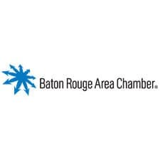 Blue starburst Baton Rouge Area Chamber logo